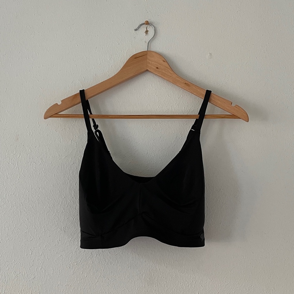 Yitty V Scoop Bra Wireless Bralette Black